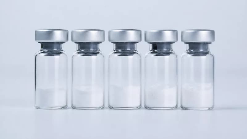 Viales de suero control y calibrador liofilizado con tapa de aluminio